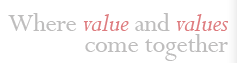 Where value and values come together